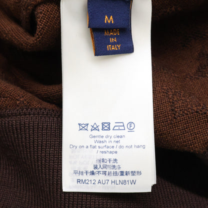 【美品/国内正品】RM212 AU7 HLN81W Monogram 套头连帽针织衫 上衣 M 男士