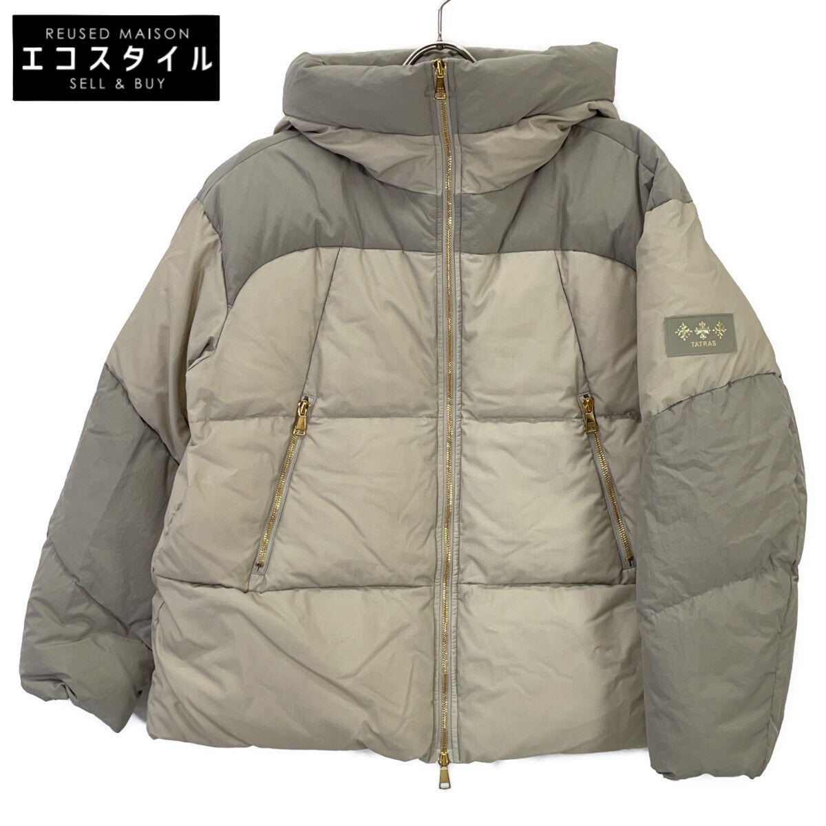 TATRAS LTAT22A4904-D 22AW Beige Jigi Nylon Down Jacket 02