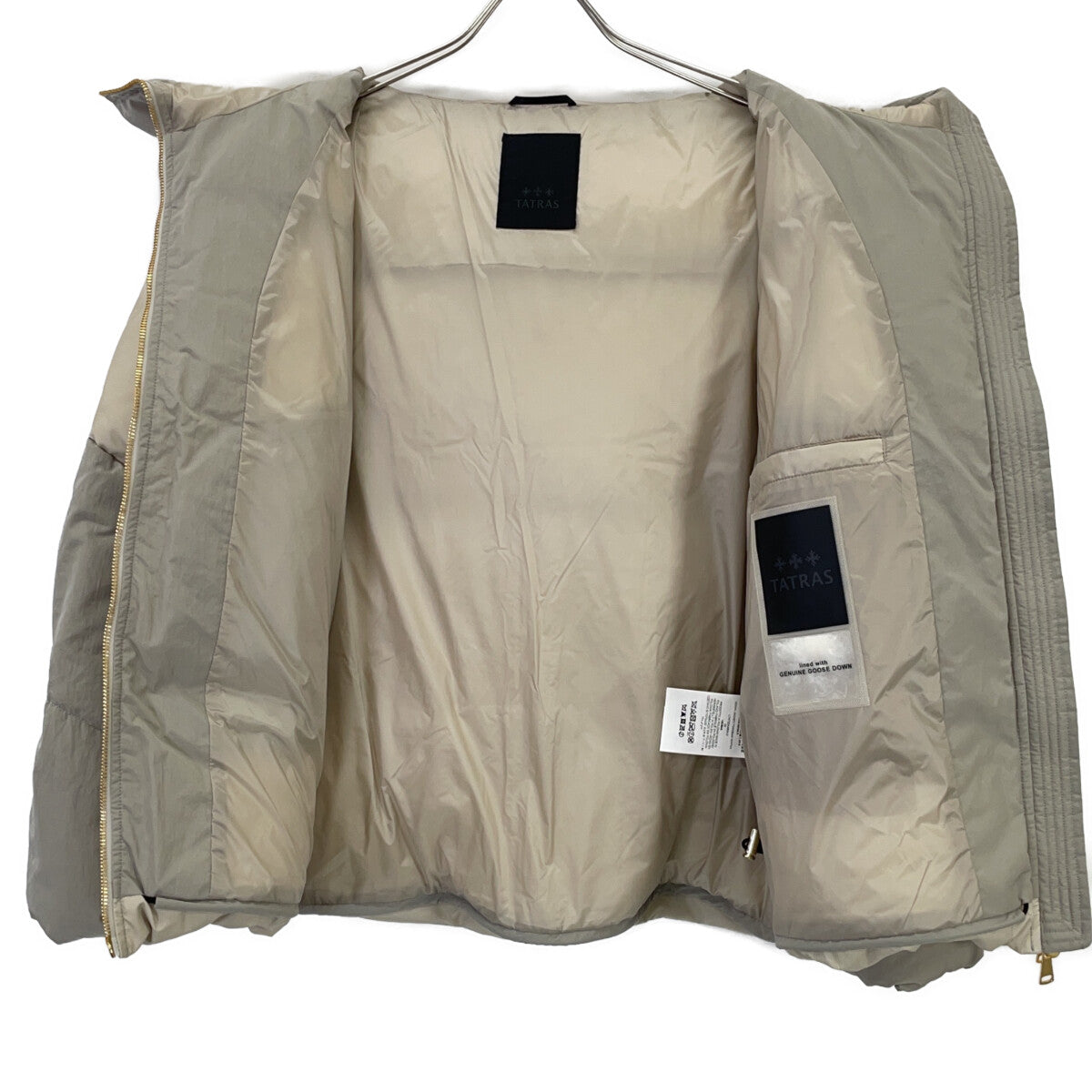 TATRAS LTAT22A4904-D 22AW Beige Jigi Nylon Down Jacket 02