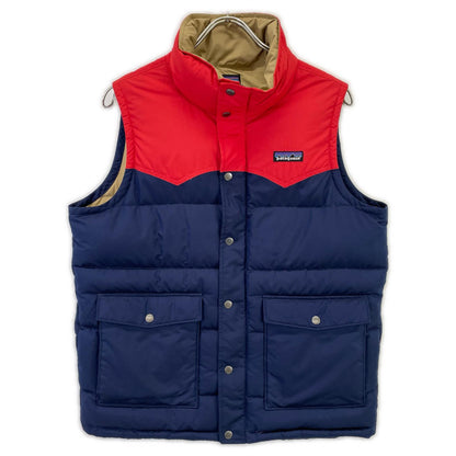 Patagonia パタゴニア 27571 ネイビー×レッド スリングショット ダウンベスト ベスト