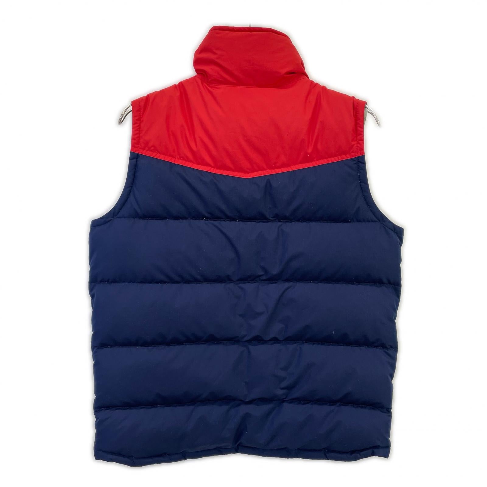 Patagonia パタゴニア 27571 ネイビー×レッド スリングショット ダウンベスト ベスト