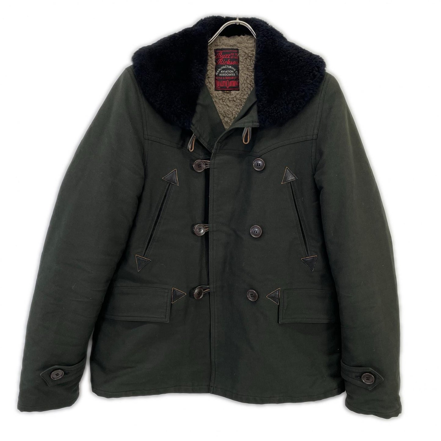 BUZZ RICKSON'S BR12529 Khaki COAT GUARD STYLE JACKET