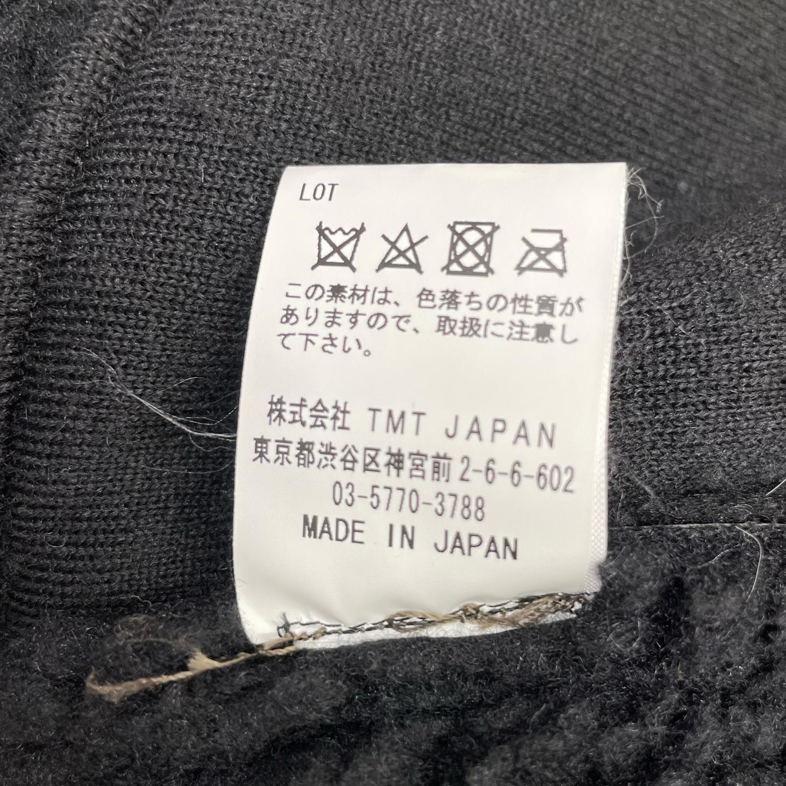 TMT ティーエムティー ブラック フェイクレザー 裏ボア ジャケット ジャケット