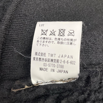 TMT ティーエムティー ブラック フェイクレザー 裏ボア ジャケット ジャケット