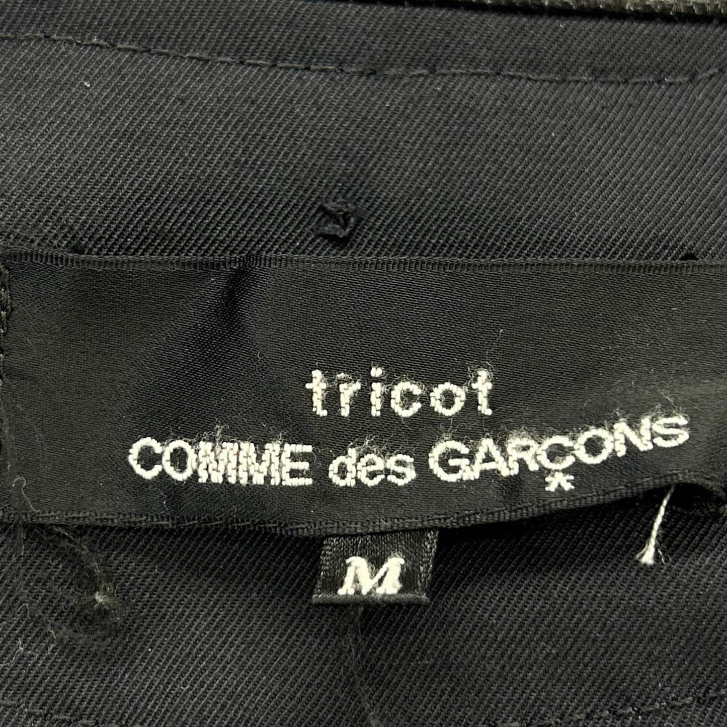 tricotCOMMEdesGARCONS tricot Comme des Garçons 19年 TE-C002 黑色 皮革 拼接 大衣 大衣