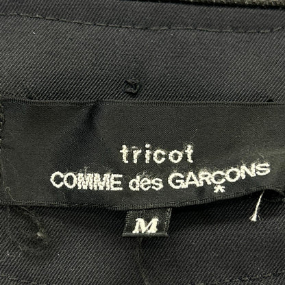 tricotCOMMEdesGARCONS tricot Comme des Garçons 19年 TE-C002 黑色 皮革 拼接 大衣 大衣