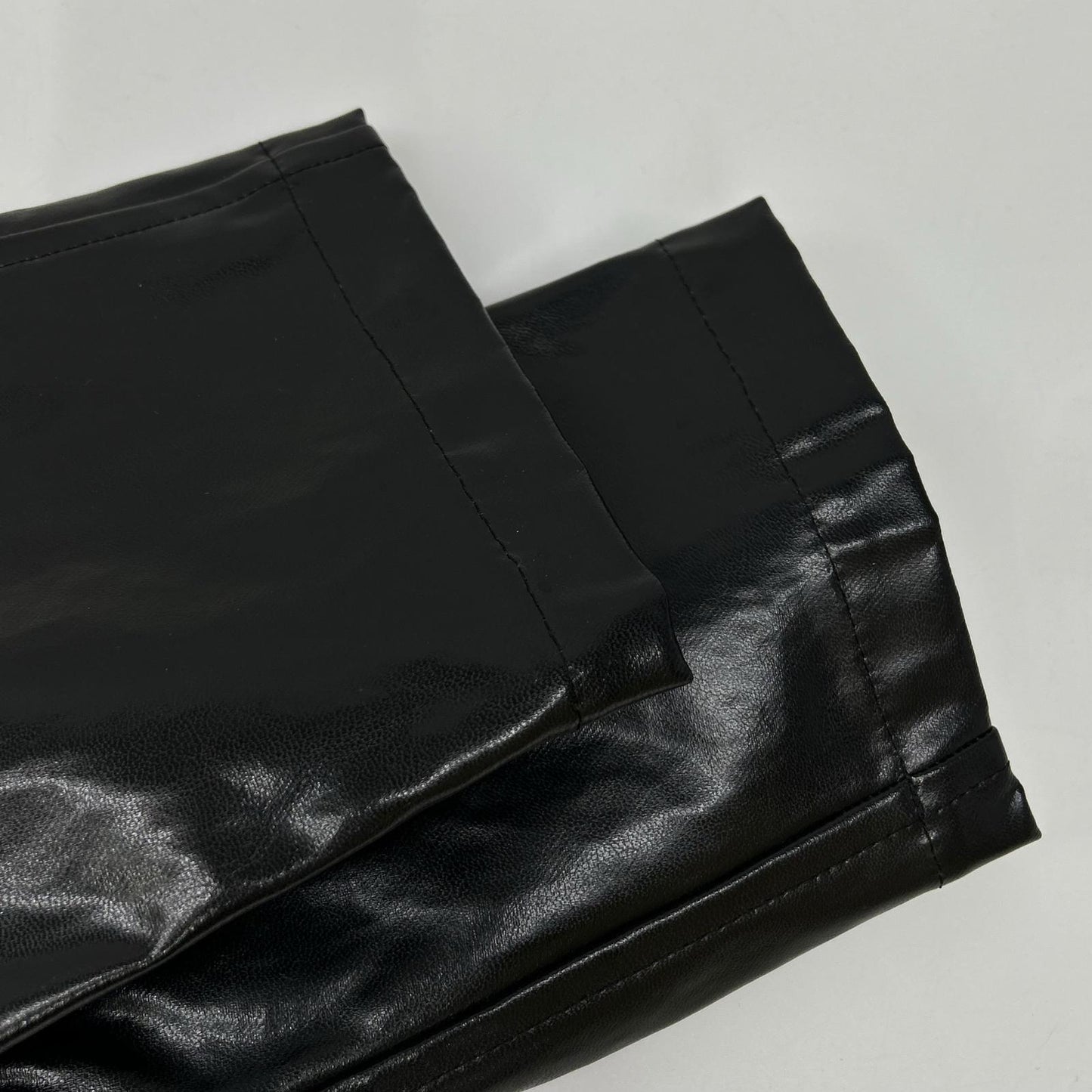 tricotCOMMEdesGARCONS tricot Comme des Garçons 19年 TE-C002 黑色 皮革 拼接 大衣 大衣