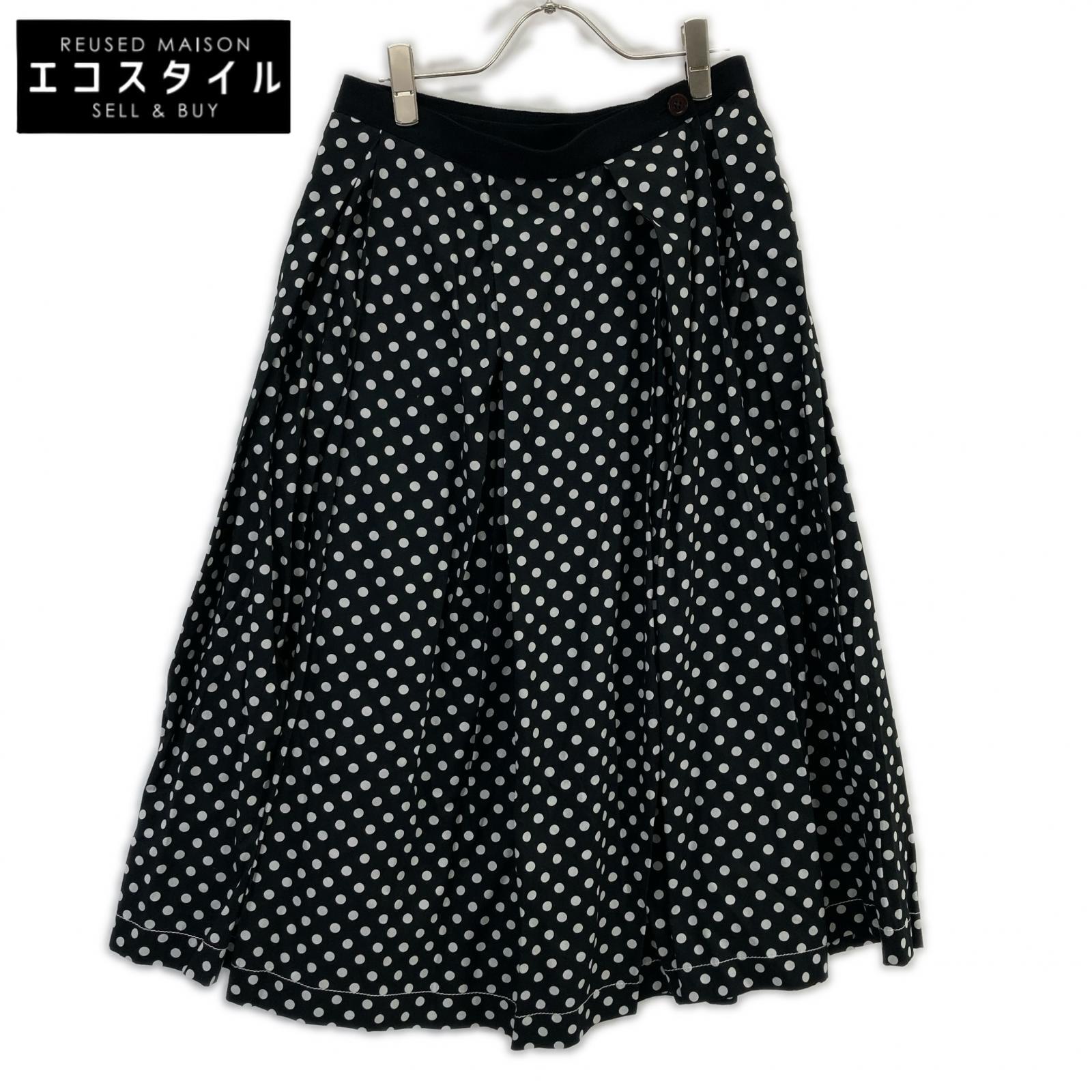 BLACK COMME des GARCONSドット柄スカート 20年 TG-S017 ﾌﾞﾗｯｸ ドット ﾛﾝｸﾞｽｶｰﾄ スカート M レディース – style
