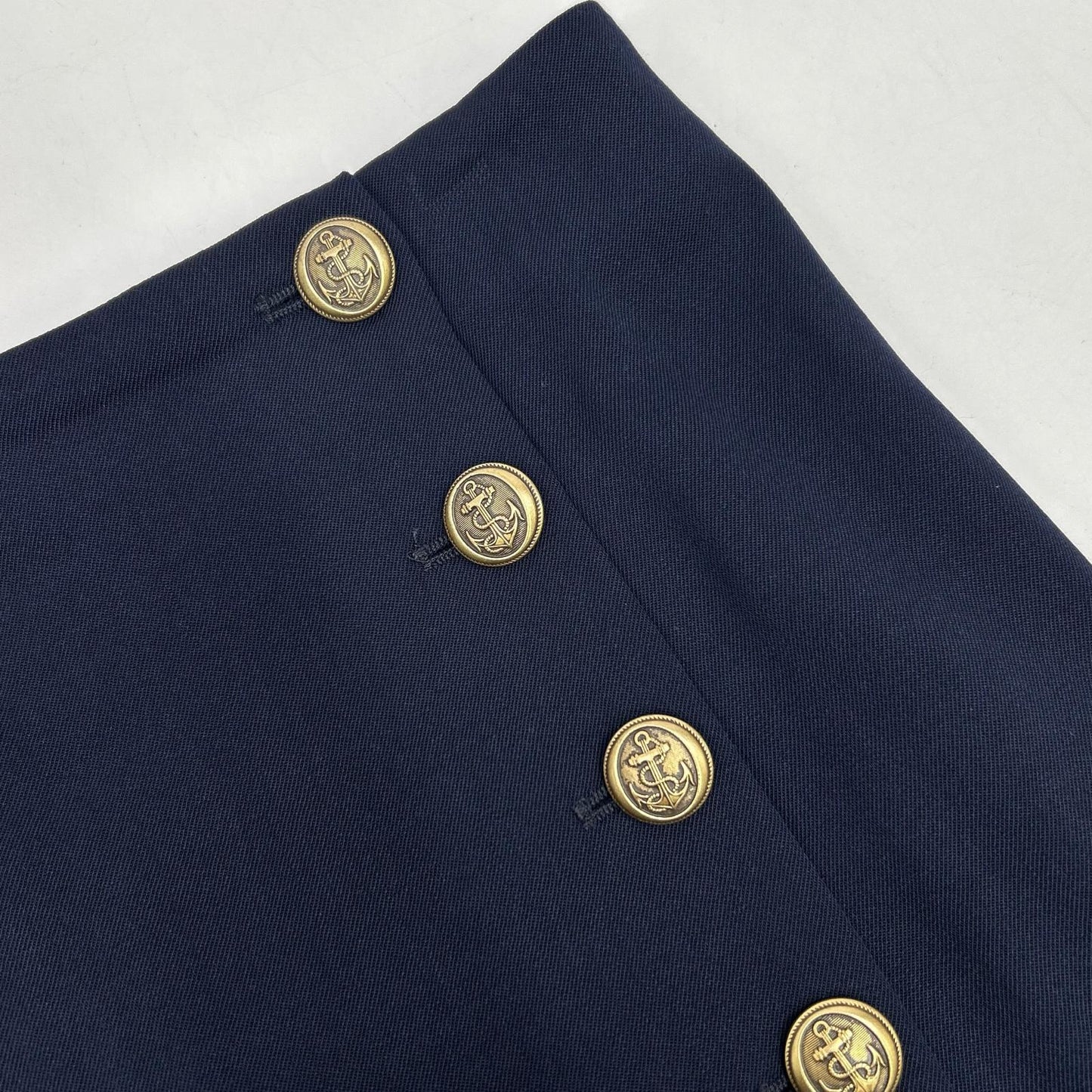 POLO RALPH LAUREN ポロ ラルフローレン 0200016869 ネイビー 金ボタン スカート スカート