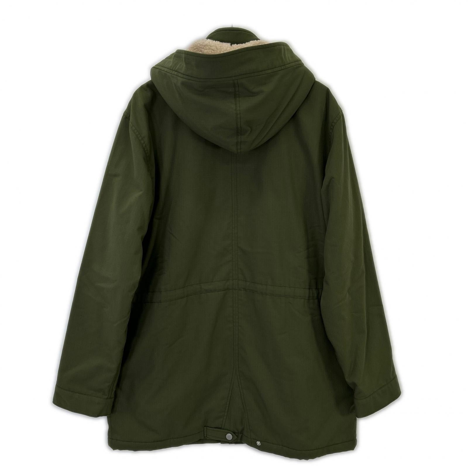 OUTERKNOWN 3020400233 Khaki Ripstop Nylon M-65 Parka Jacket M