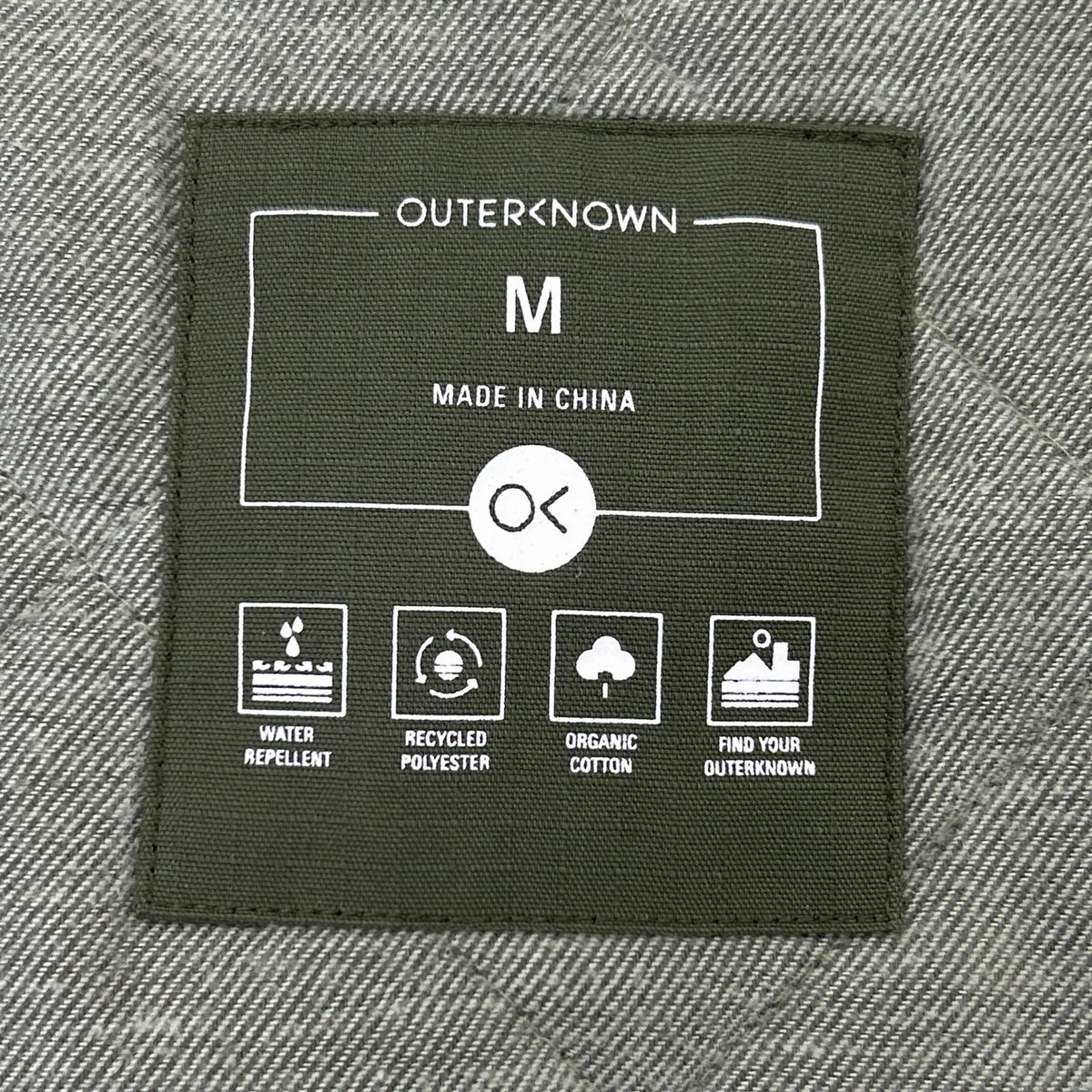 OUTERKNOWN アウターノウン 3020400233 カーキ リップストップナイロン モッズパーカ ジャケット