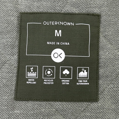 OUTERKNOWN アウターノウン 3020400233 カーキ リップストップナイロン モッズパーカ ジャケット