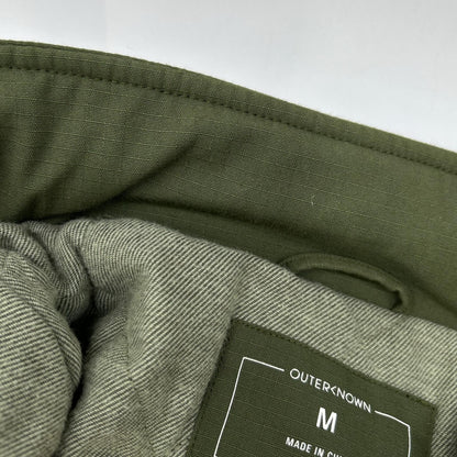OUTERKNOWN アウターノウン 3020400233 カーキ リップストップナイロン モッズパーカ ジャケット