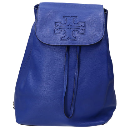 Tory Burch 托里·伯奇 【美品】荔枝纹皮抽绳翻盖双肩包 背包