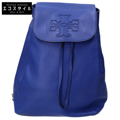 Tory Burch 托里·伯奇 【美品】荔枝纹皮抽绳翻盖双肩包 背包