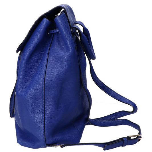 Tory Burch 【Excellent Condition】Pebbled Leather Drawstring Flap Backpack