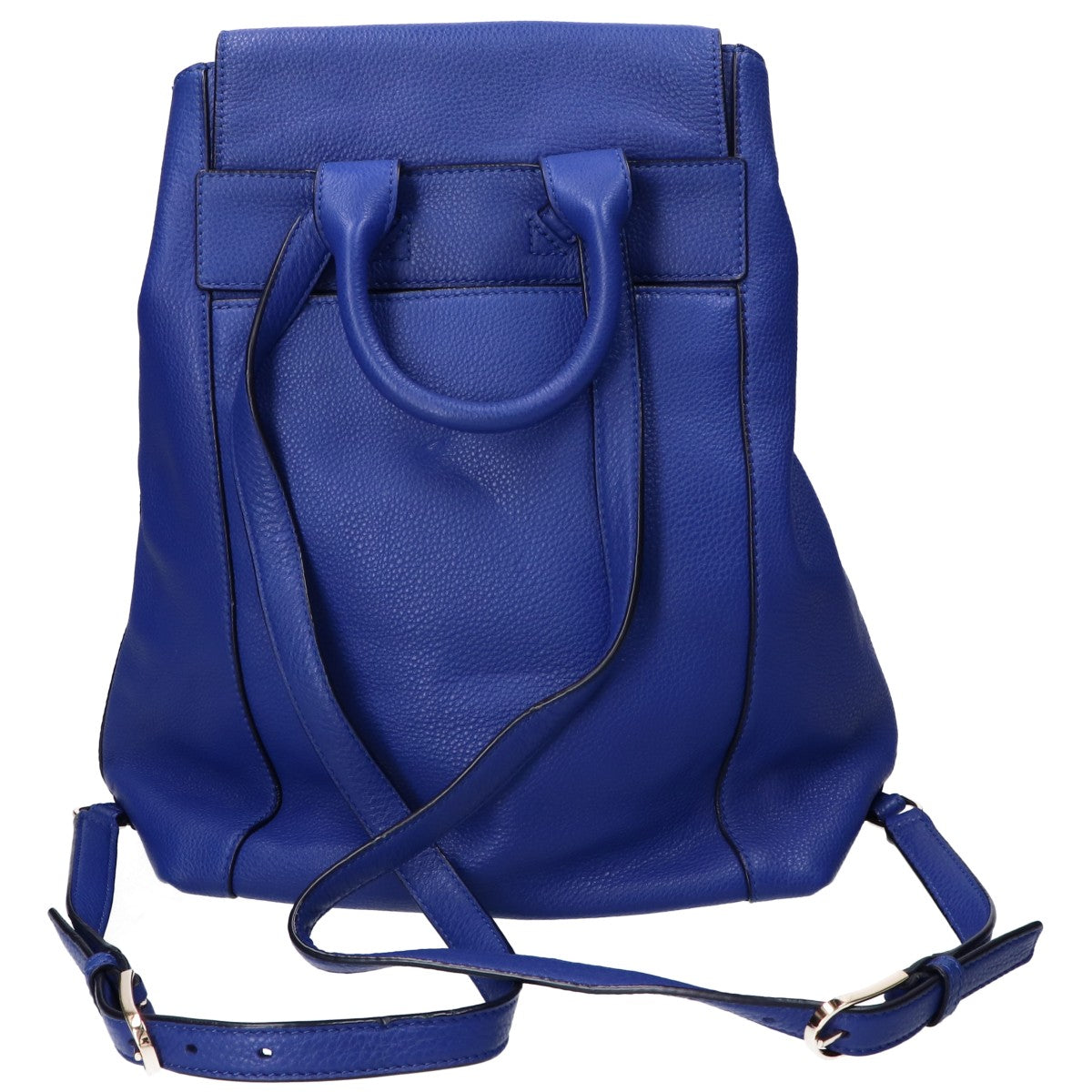 Tory Burch 托里·伯奇 【美品】荔枝纹皮抽绳翻盖双肩包 背包