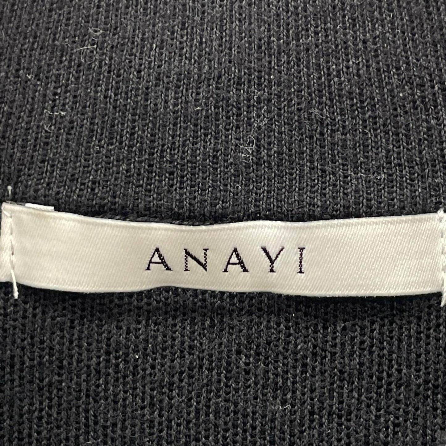 ANAYI Anayi 26年款 黑色 梅里刺绣 套头针织衫