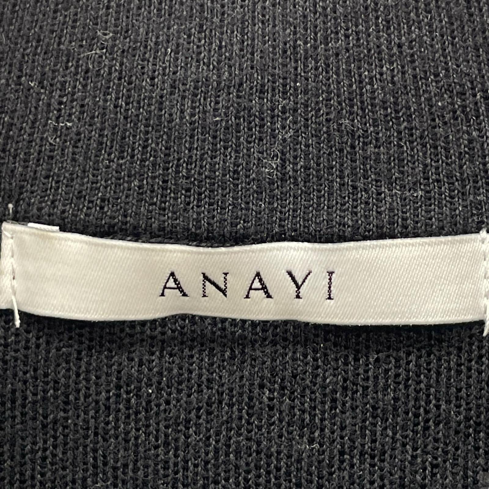 ANAYI Anayi 26年款 黑色 梅里刺绣 套头针织衫
