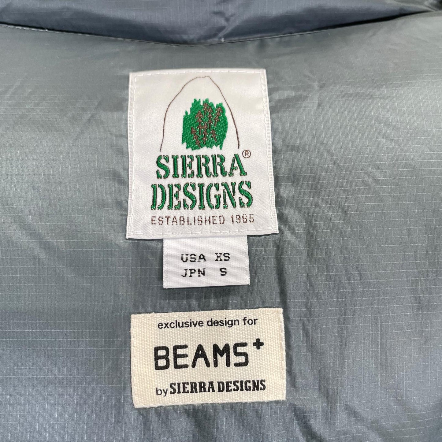 SIERRA DESIGNS Sierra Designs BEAMS BOY 合作款 825026 蓝色 羽绒 塞拉夹克 夹克