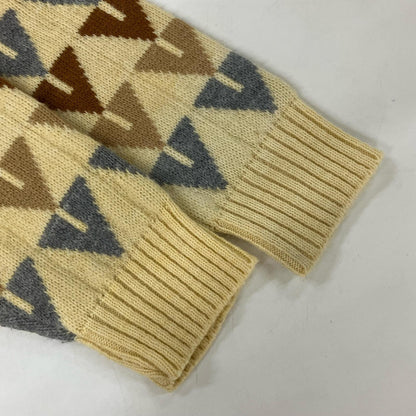 lord jeff Lord Jeff 70s Ivory Argyle Knit Tops