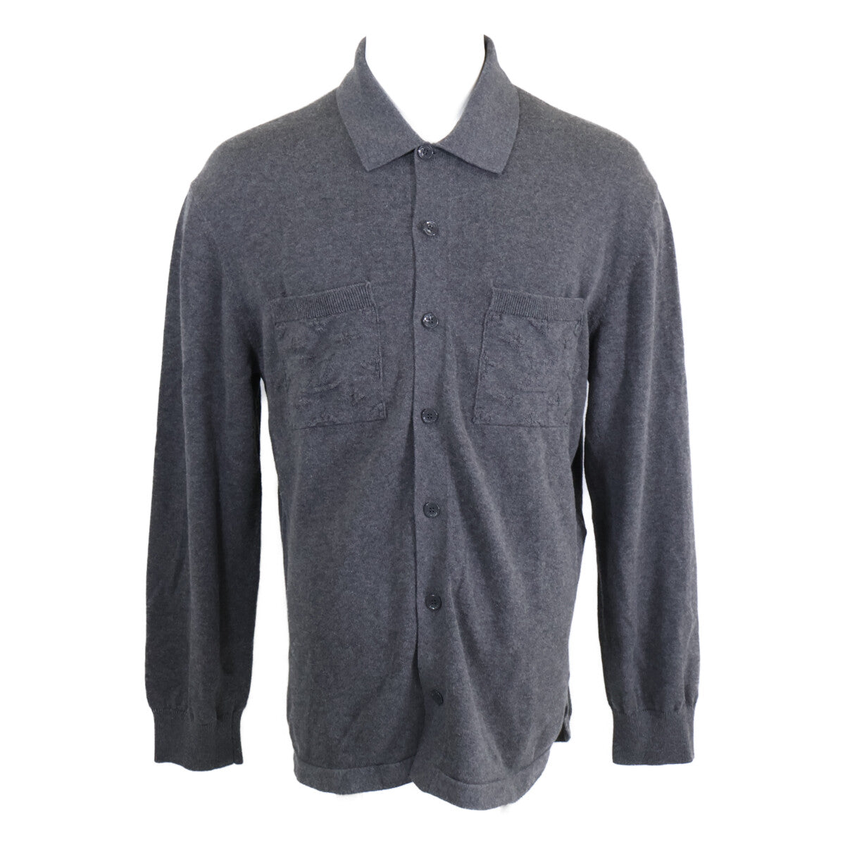 LOUIS VUITTON Louis Vuitton [Domestic/24-Year Model] RM241M Y37 HQN20W Signature Logo Knit Shirt Top
