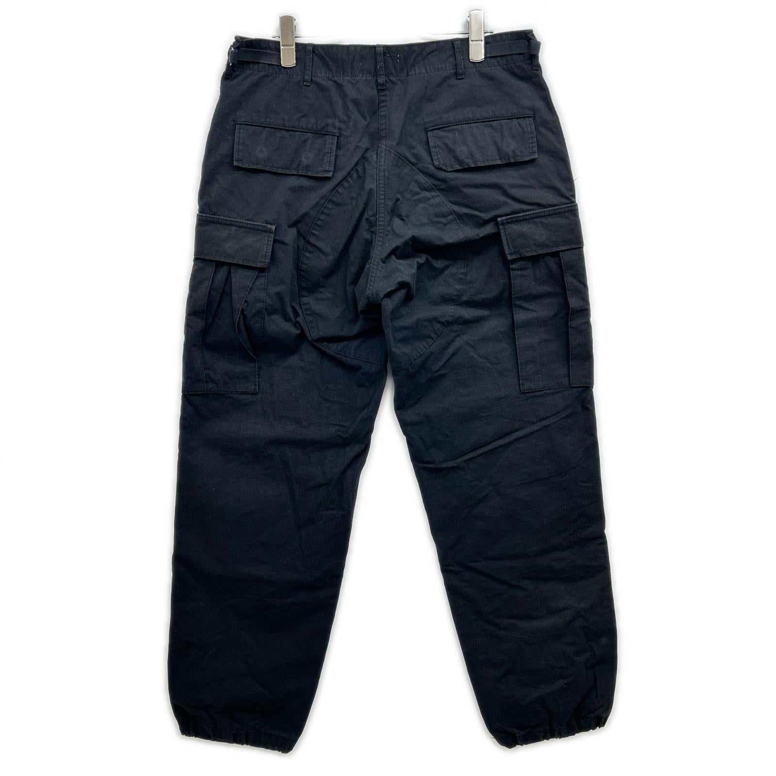 WTAPS Black 18AW JUNGLE TROUSERS Pants Bottoms
