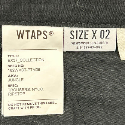 WTAPS Black 18AW JUNGLE TROUSERS Pants Bottoms