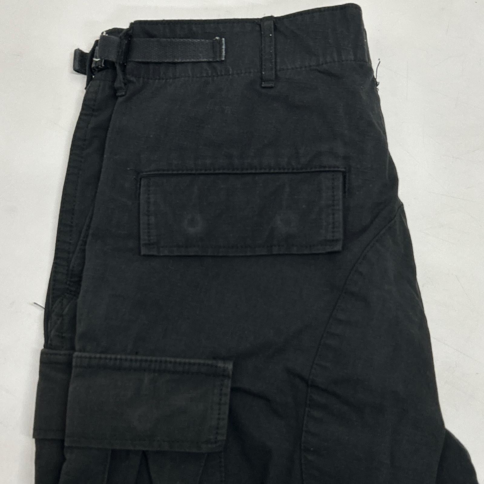 WTAPS Black 18AW JUNGLE TROUSERS Pants Bottoms