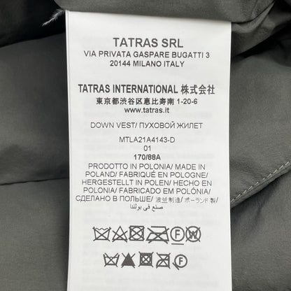 TATRAS タトラス 21年製 MTLA21A4143 カーキ サグム ダウンベスト ベスト