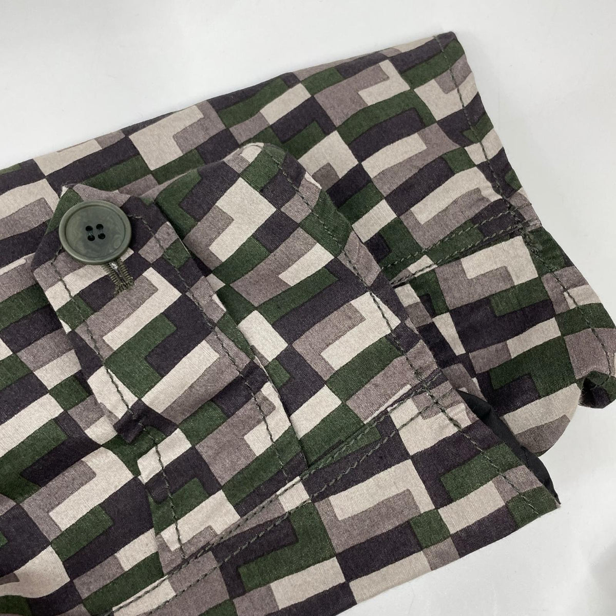 BOTTEGA VENETA ボッテガヴェネタ カーキ チェック スプリング コート コート