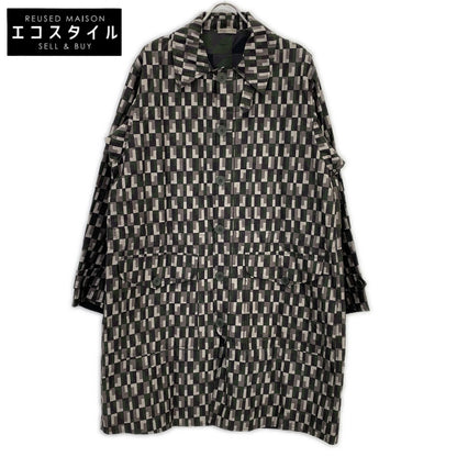 BOTTEGA VENETA ボッテガヴェネタ カーキ チェック スプリング コート コート