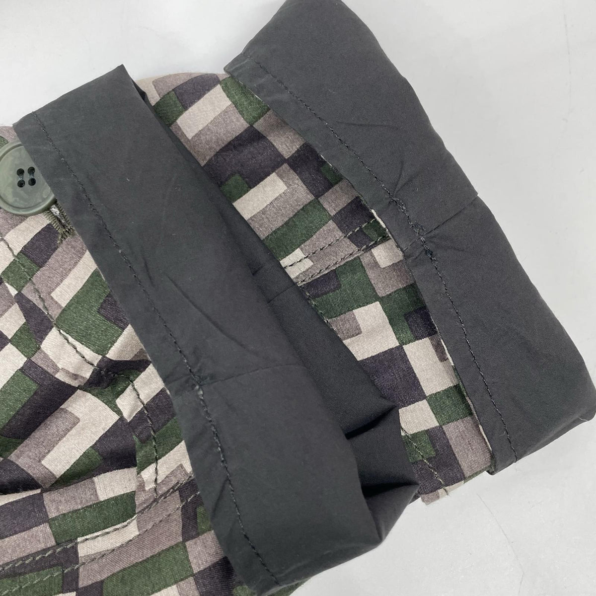 BOTTEGA VENETA ボッテガヴェネタ カーキ チェック スプリング コート コート