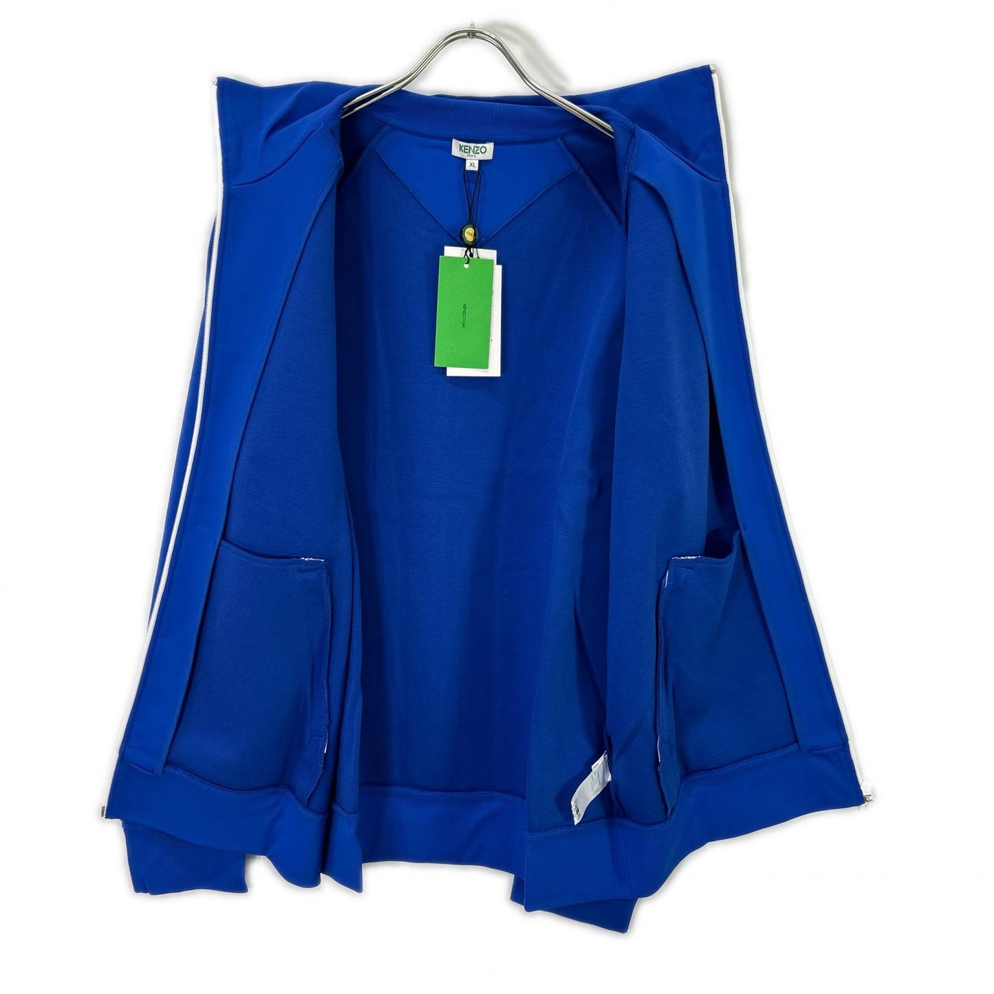 KENZO Blue Cotton Nylon Track Jacket