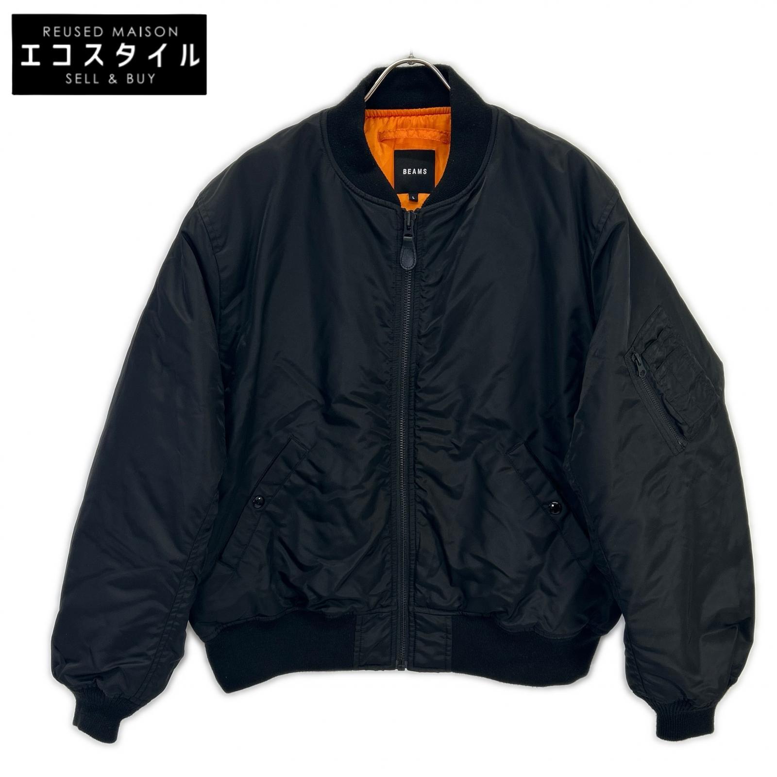 BEAMS ビームス 11-18-5607-139 ブラック リラックスフィット THERMOLITE(R) MA-1 ジャケット ジャケット
