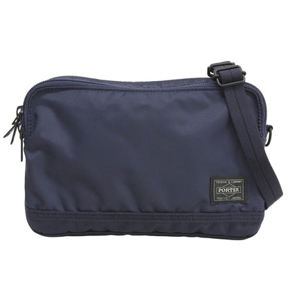 PORTER Beautiful Condition Time Nylon Shoulder Bag Men's Navy 689-05940 Shoulder Bag