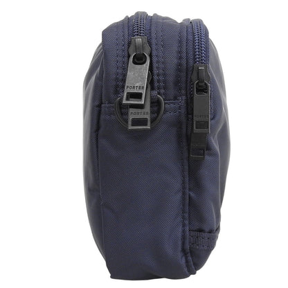 PORTER Beautiful Condition Time Nylon Shoulder Bag Men's Navy 689-05940 Shoulder Bag