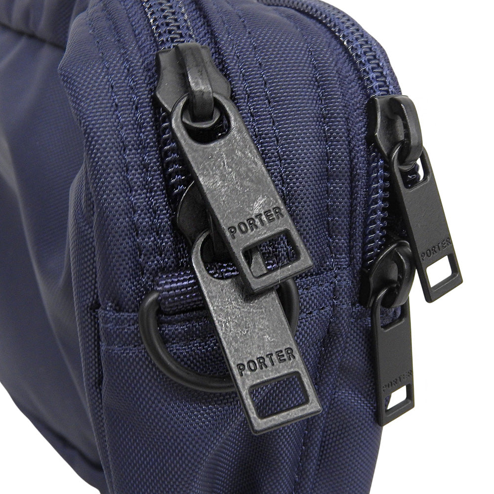 PORTER Beautiful Condition Time Nylon Shoulder Bag Men's Navy 689-05940 Shoulder Bag