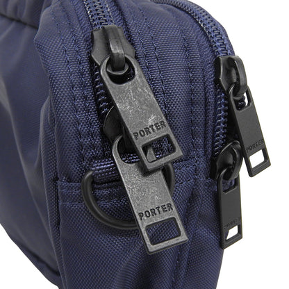 PORTER Beautiful Condition Time Nylon Shoulder Bag Men's Navy 689-05940 Shoulder Bag