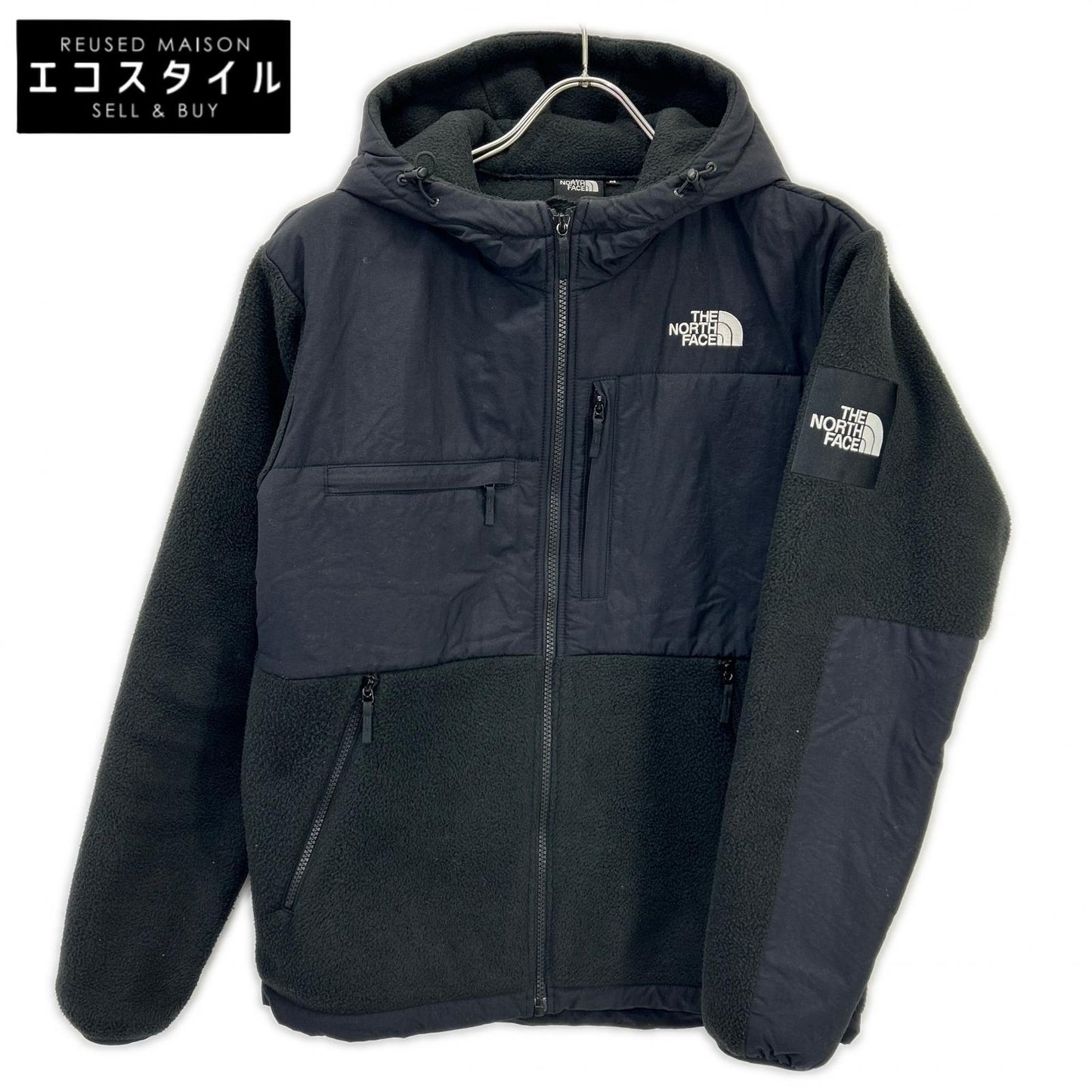 THE NORTH FACE NA71952 Black Denali Hoodie Jacket