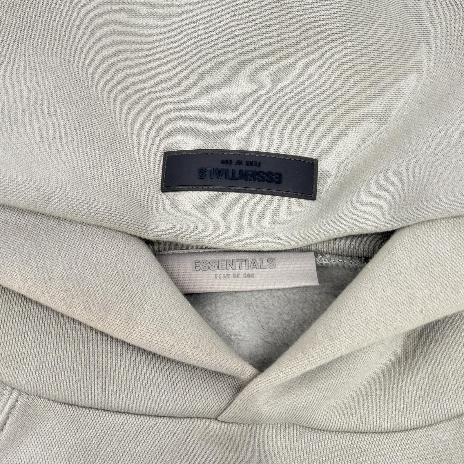 Khaki Cotton Pullover Hoodie Top Men's