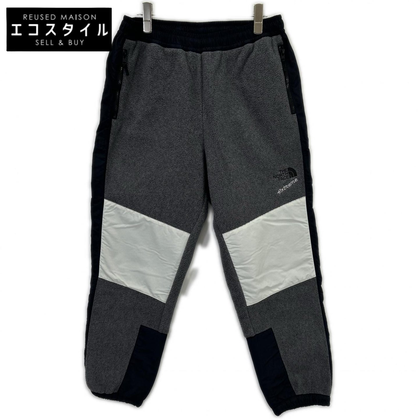 THE NORTH FACE NA62216 Gray Extreme Fleece Pants Bottoms S