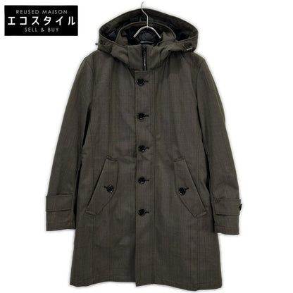 BLACK LABEL CRESTBRIDGE Brown Wool Blend Laminated City Parka Jacket