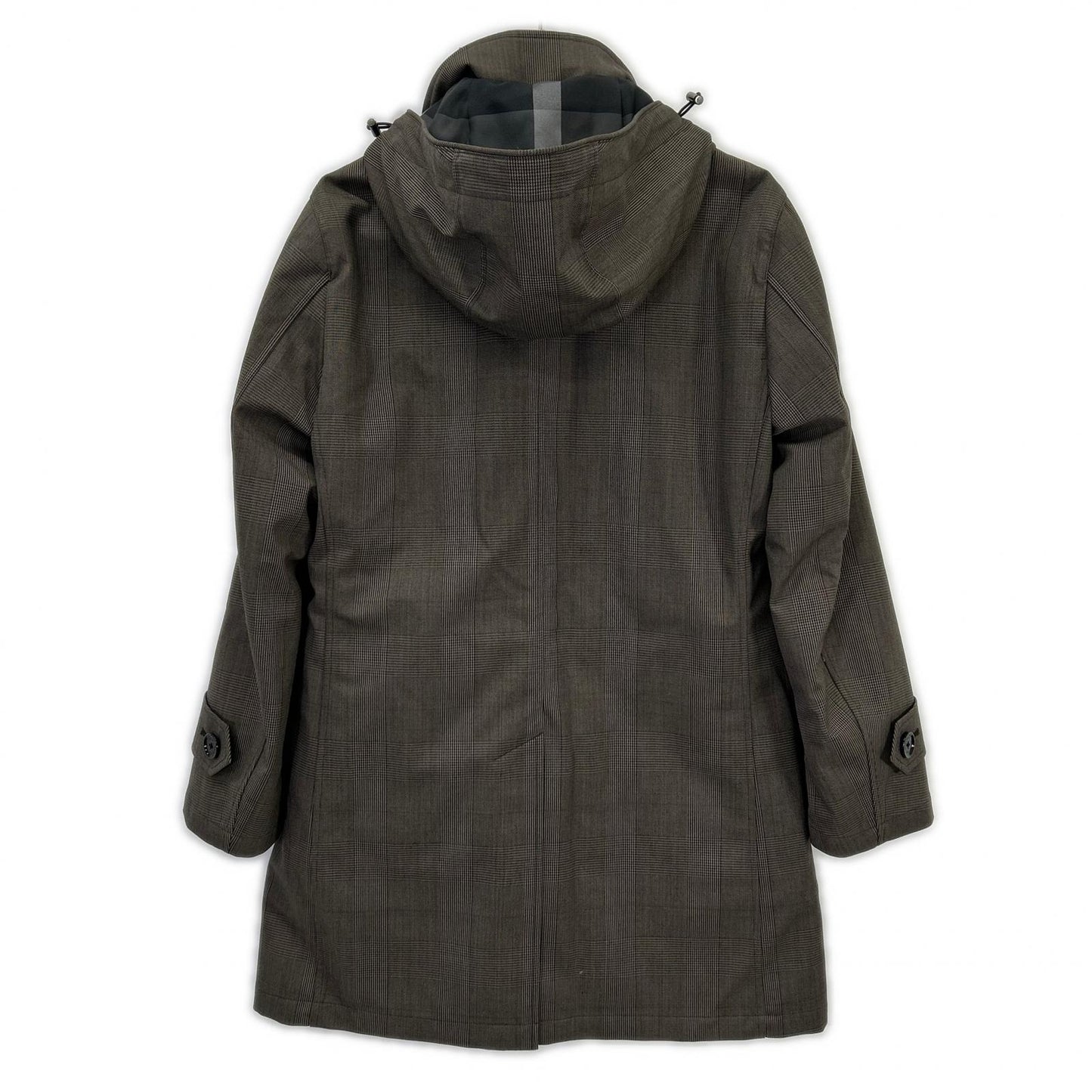 BLACK LABEL CRESTBRIDGE Brown Wool Blend Laminated City Parka Jacket