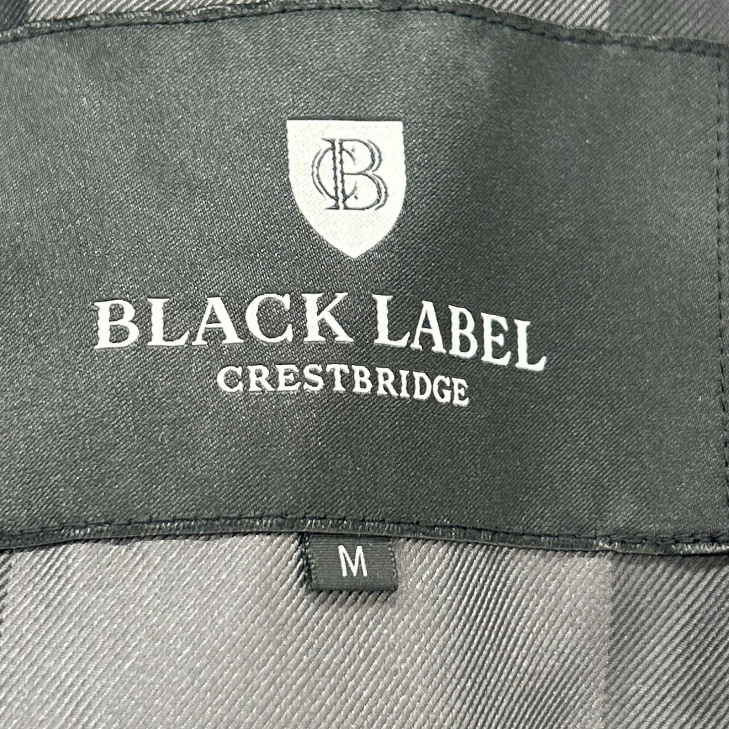 BLACK LABEL CRESTBRIDGE Brown Wool Blend Laminated City Parka Jacket