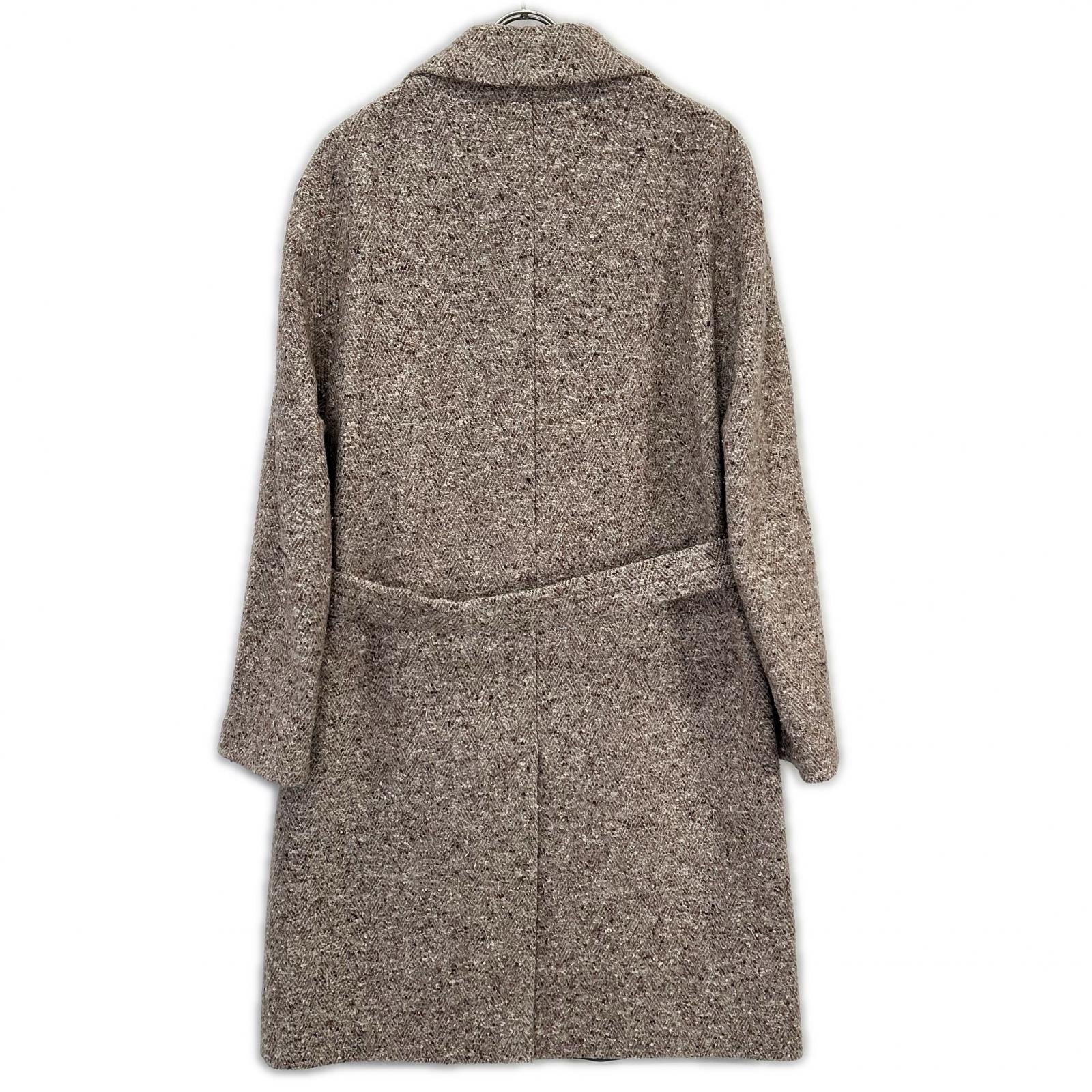 Gray CISTERNINO Belted Coat Men's