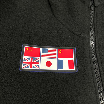 NA72235 Black Trans Antarctica Fleece Jacket XL Men's