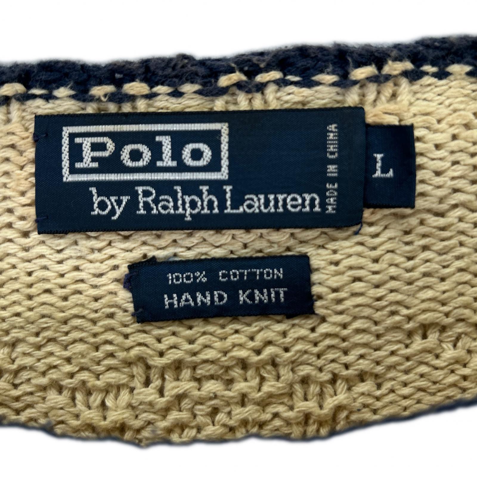 POLO RALPH LAUREN ポロ ラルフローレン アイボリー 星条旗 刺繍