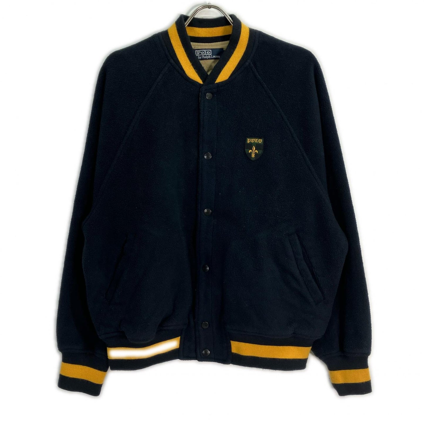 POLO RALPH LAUREN ポロ ラルフローレン ネイビー フリース スタジアムジャケット ジャケット