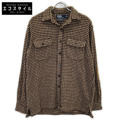 POLO RALPH LAUREN ポロ ラルフローレン ﾌﾞﾗｳﾝ ｳｰﾙ ﾊｳﾝﾄﾞﾄｩｰｽ ｼｬﾂｼﾞｬｹｯﾄ　WHITMAN ジャケット S